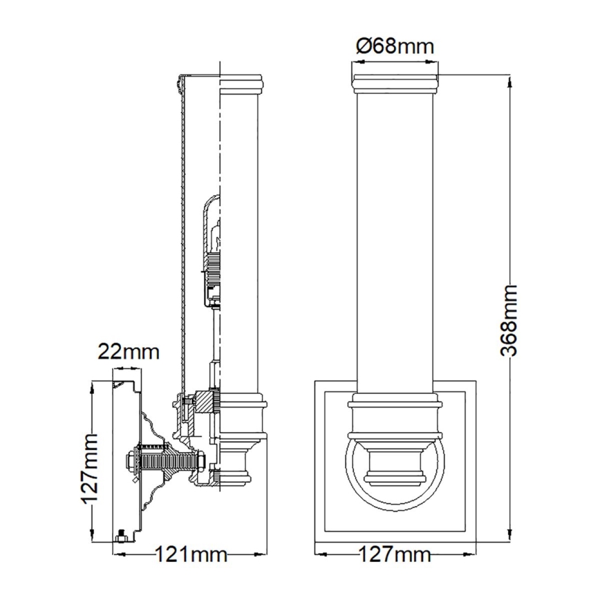 Elstead - LED Koupelnové svítidlo PAYNE 1xG9/3W/230V IP44  