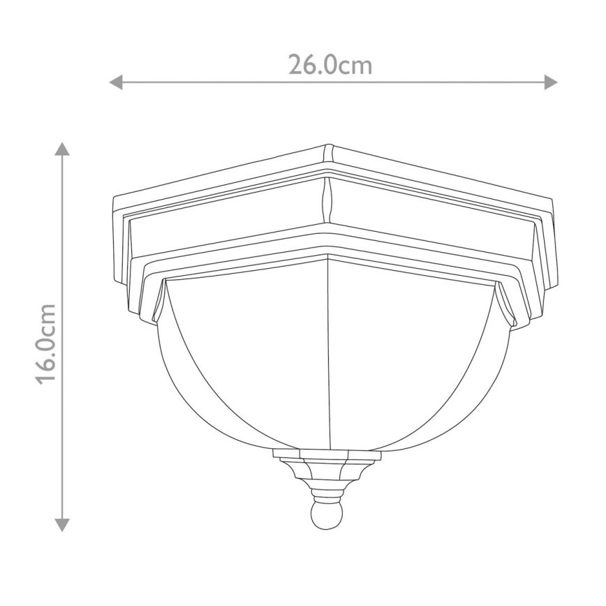 Elstead - Venkovní stropní svítidlo FAIRFORD 2xE27/40W/230V IP44  