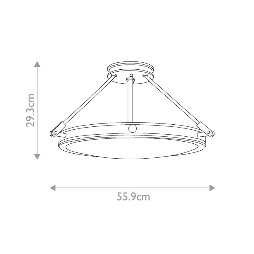 Elstead - Přisazený lustr COLLIER 4xE14/60W/230V