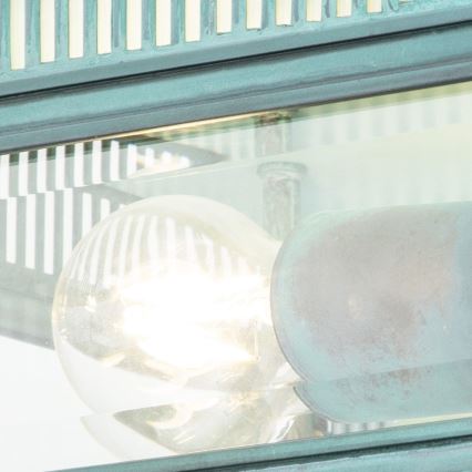 Elstead - Venkovní stropní svítidlo HOLBORN 2xE27/60W/230V IP44 tyrkysová