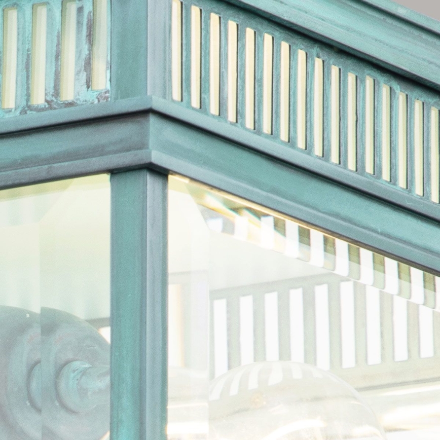 Elstead - Venkovní stropní svítidlo HOLBORN 2xE27/60W/230V IP44 tyrkysová