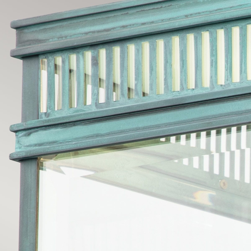 Elstead - Venkovní stropní svítidlo HOLBORN 2xE27/60W/230V IP44 tyrkysová