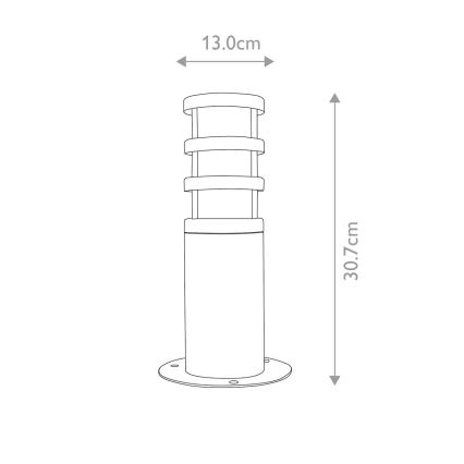 Elstead - Venkovní lampa HOLBORN 1xE27/60W/230V IP44