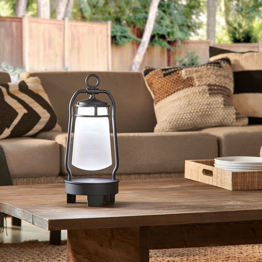Elstead - Venkovní lampa s reproduktorem LYNDON 3W/230V IP44 8800 mAh