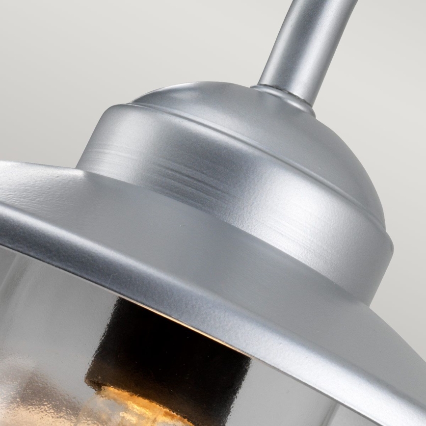 Elstead - Venkovní nástěnné svítidlo KLAMPENBORG 1xE27/60W/230V IP44 matný chrom