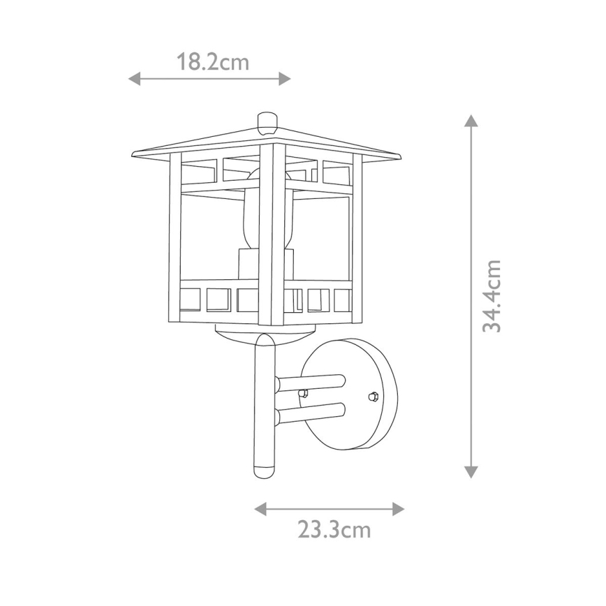 Elstead - Venkovní nástěnné svítidlo KOLNE 1xE27/100W/230V IP44