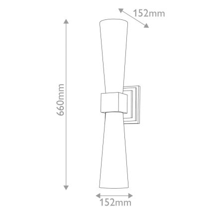 Elstead - LED Koupelnové nástěnné svítidlo KRISTY 2xG9/4W/230V IP44 měděná