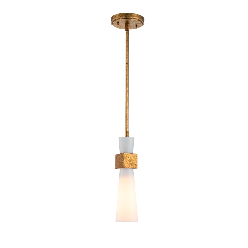 Elstead - Lustr na tyči KRISTY 1xE27/40W/230V pr. 15,2 cm měděná