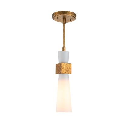Elstead - Lustr na tyči KRISTY 1xE27/40W/230V pr. 15,2 cm měděná