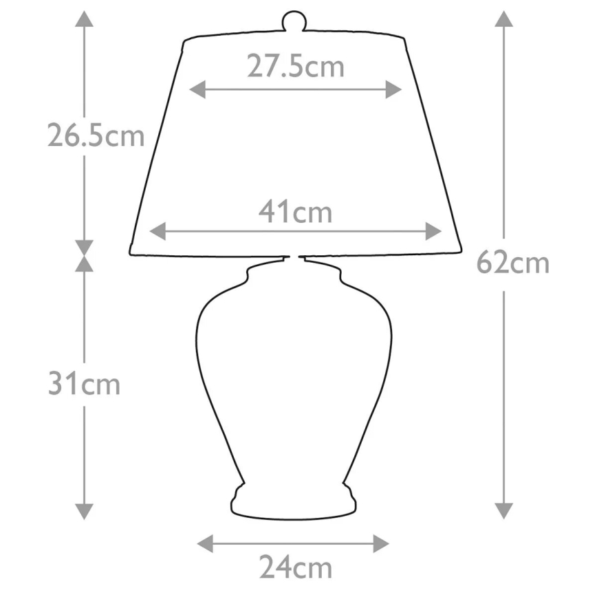 Elstead - Stolní lampa LEAVES 1xE27/60W/230V