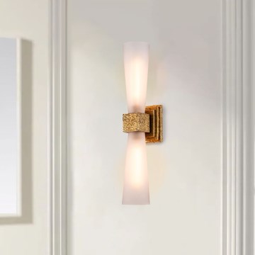 Elstead - LED Koupelnové nástěnné svítidlo KRISTY 2xG9/4W/230V IP44 měděná