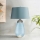 Elstead - LED Stolní lampa LENA 1xE27/40W/230V + 1xGU10/7W 74 cm modrá