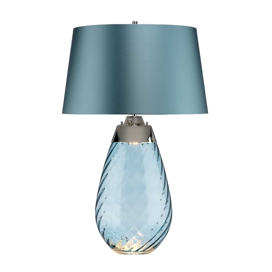 Elstead - LED Stolní lampa LENA 1xE27/40W/230V + 1xGU10/7W 74 cm modrá