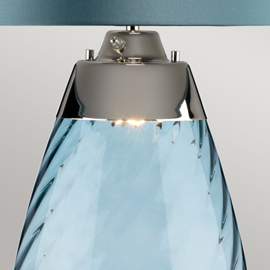 Elstead - LED Stolní lampa LENA 1xE27/40W/230V + 1xGU10/7W 74 cm modrá
