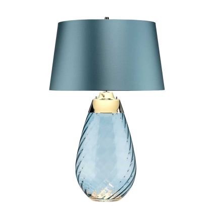 Elstead - LED Stolní lampa LENA 1xE27/40W/230V + 1xGU10/7W 74 cm modrá