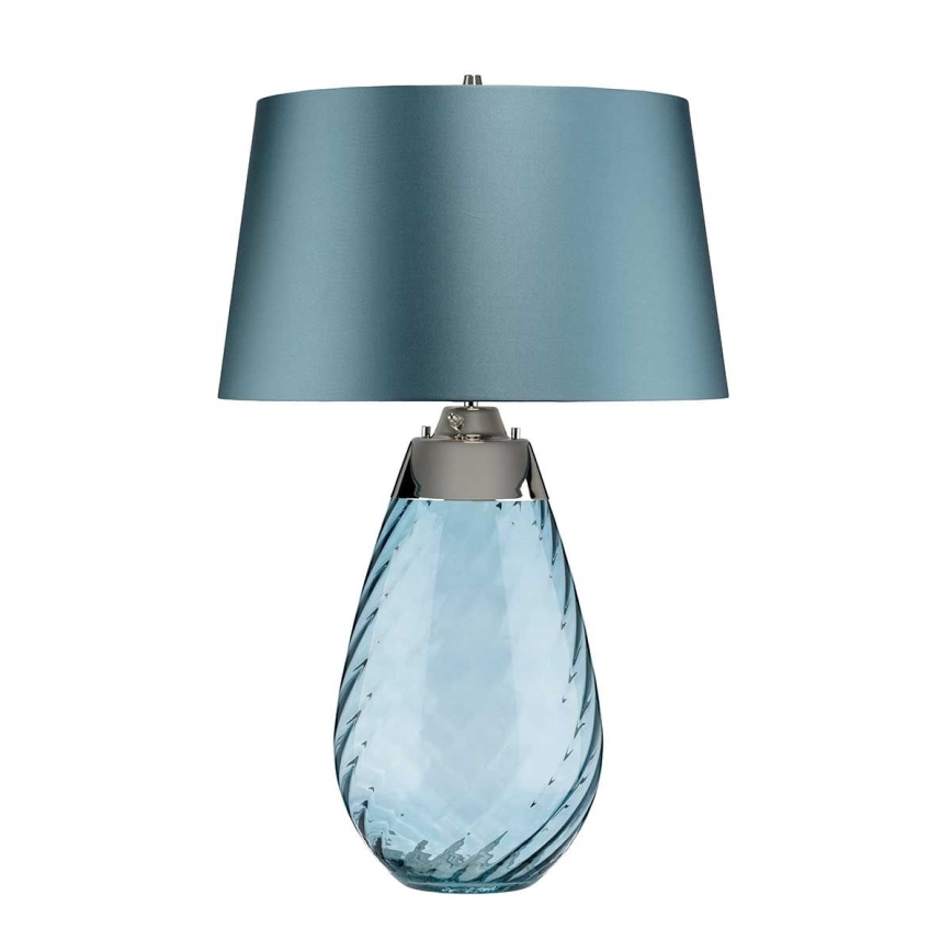 Elstead - LED Stolní lampa LENA 1xE27/40W/230V + 1xGU10/7W 74 cm modrá