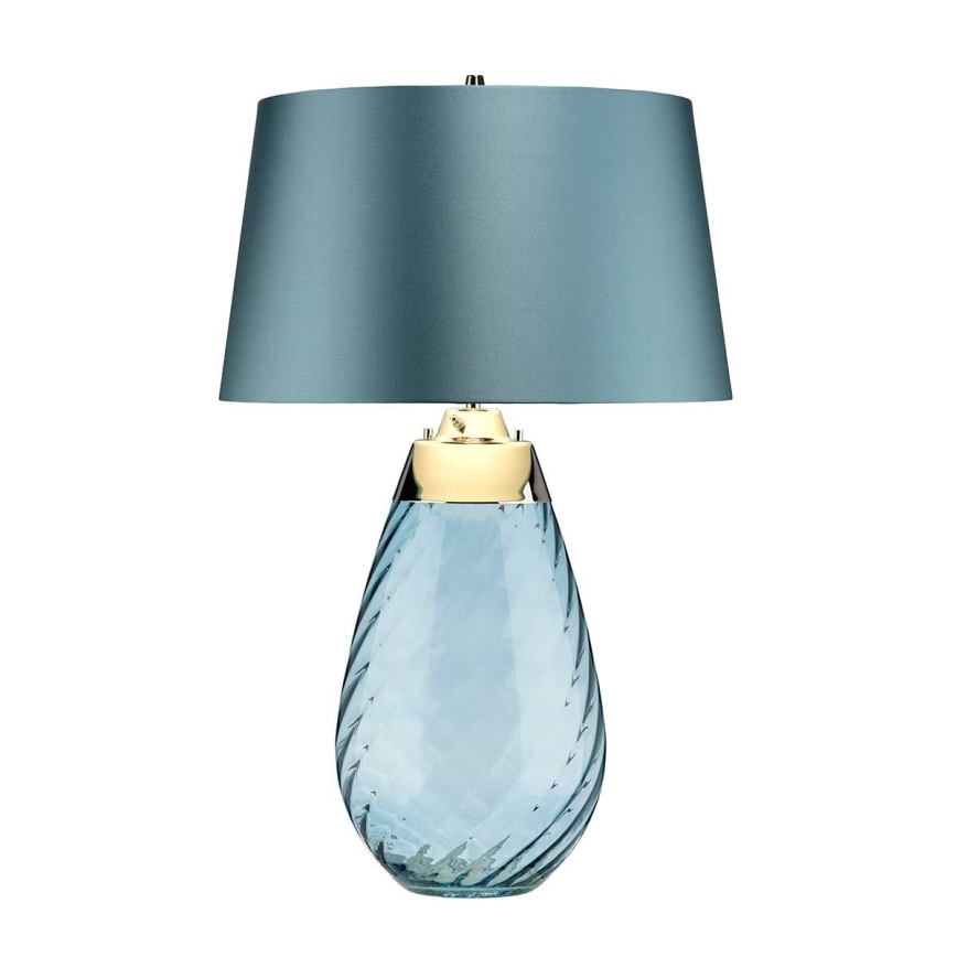 Elstead - LED Stolní lampa LENA 1xE27/40W/230V + 1xGU10/7W 74 cm modrá