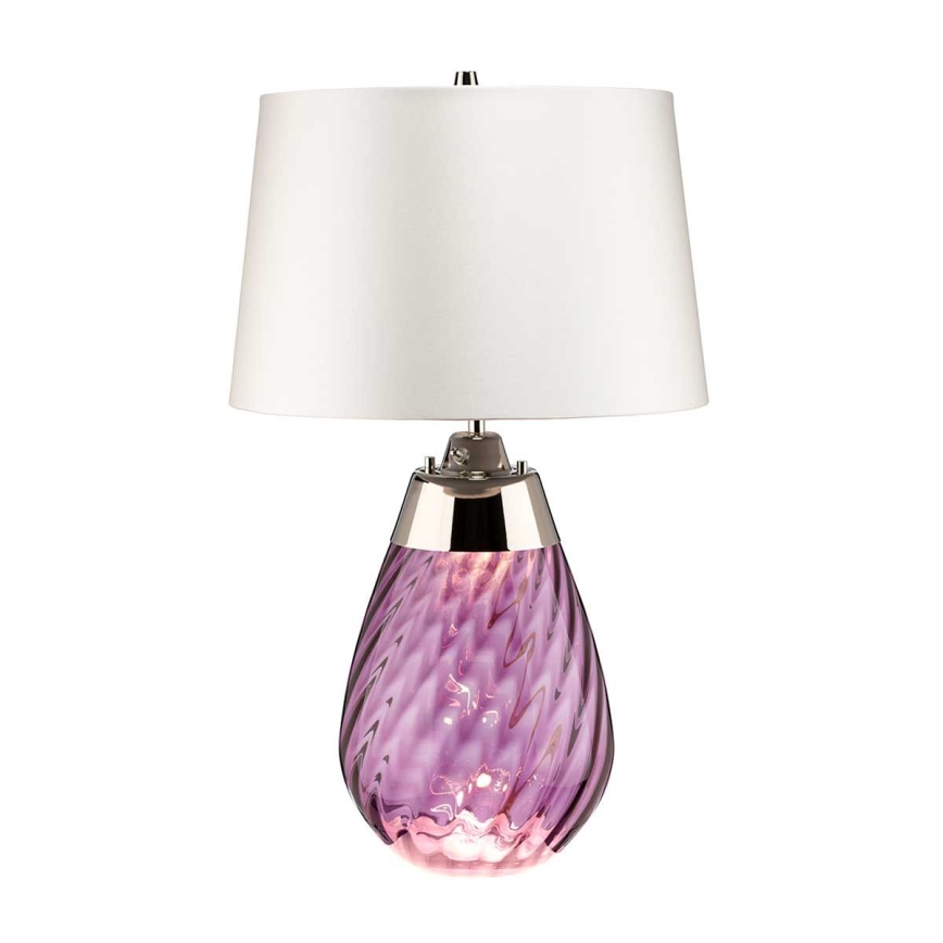 Elstead - LED Stolní lampa LENA 1xE27/40W/230V + 1xGU10/7W 74 cm růžová