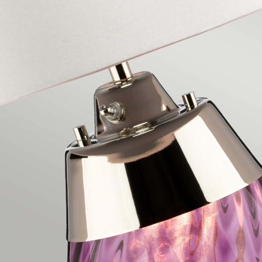 Elstead - LED Stolní lampa LENA 1xE27/40W/230V + 1xGU10/7W 74 cm růžová