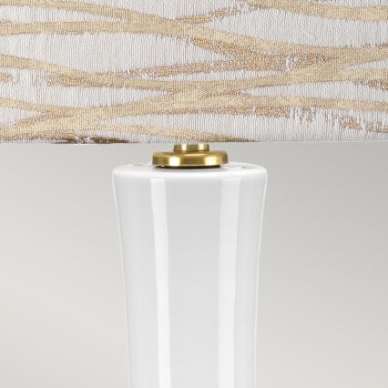 Elstead - Stolní lampa MILO 1xE27/60W/230V béžová