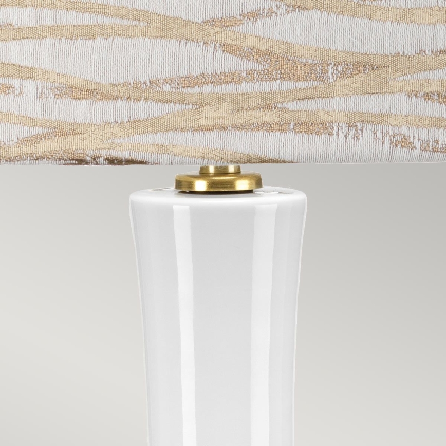 Elstead - Stolní lampa MILO 1xE27/60W/230V béžová
