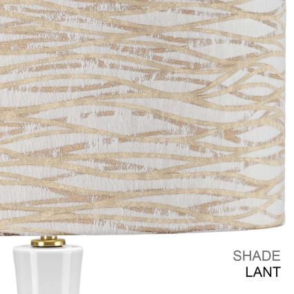 Elstead - Stolní lampa MILO 1xE27/60W/230V béžová