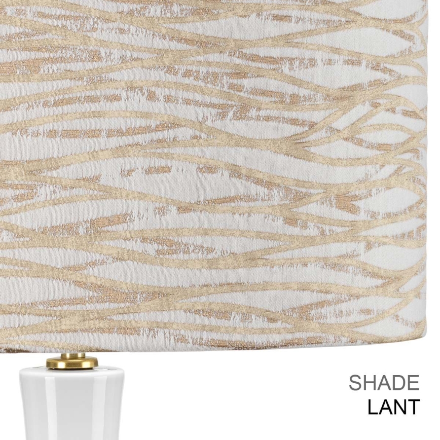 Elstead - Stolní lampa MILO 1xE27/60W/230V béžová