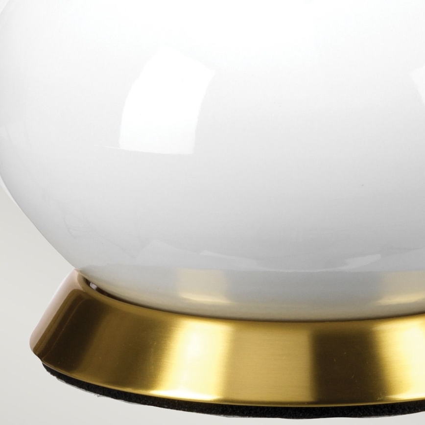 Elstead - Stolní lampa MILO 1xE27/60W/230V šedá/zlatá
