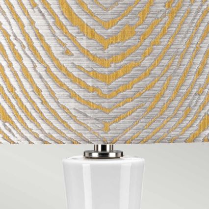 Elstead - Stolní lampa MILO 1xE27/60W/230V šedá/zlatá