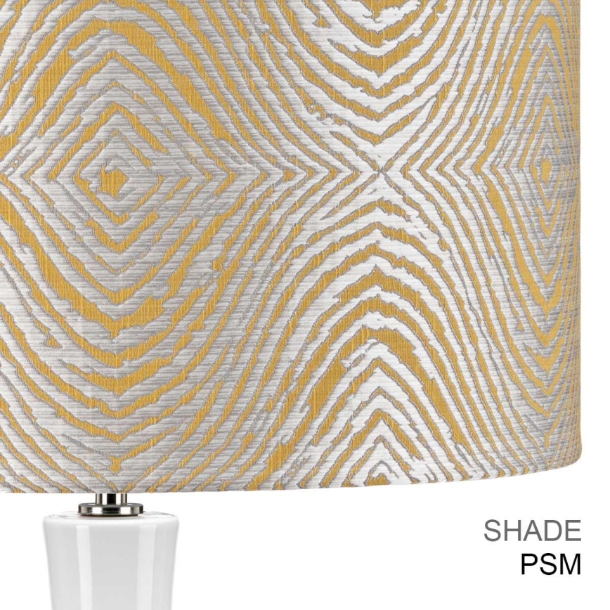 Elstead - Stolní lampa MILO 1xE27/60W/230V šedá/zlatá