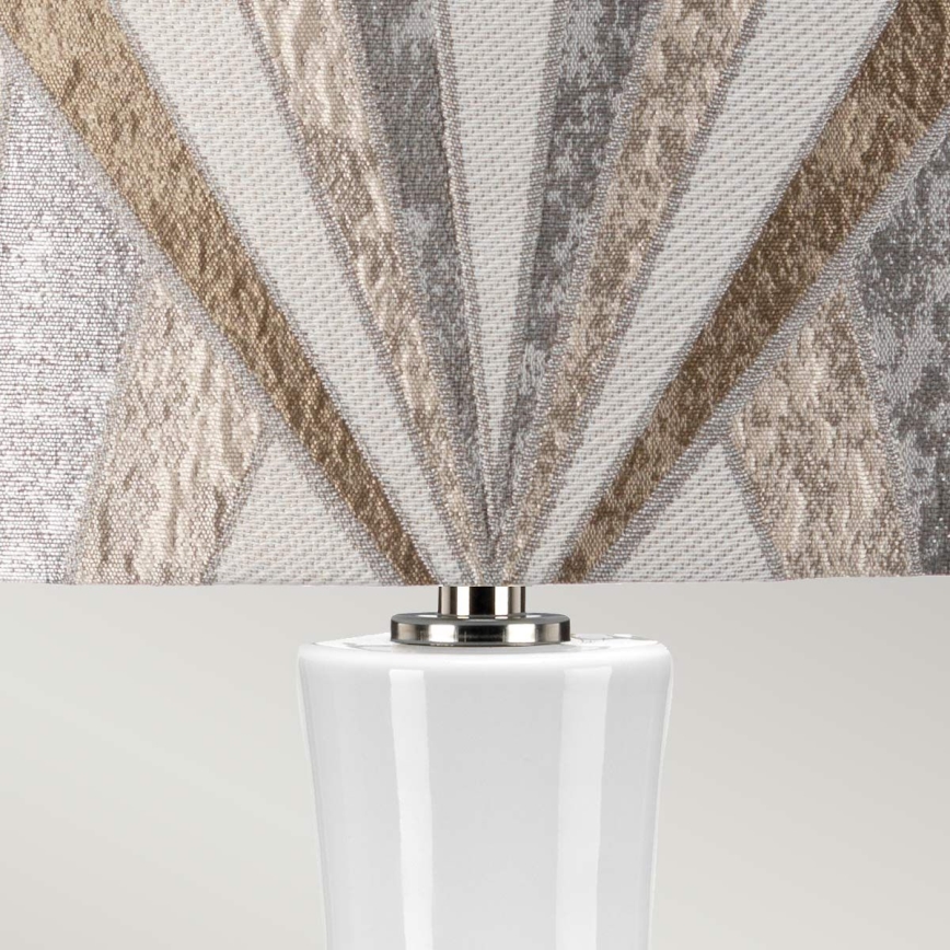 Elstead - Stolní lampa MILO 1xE27/60W/230V šedá/hnědá