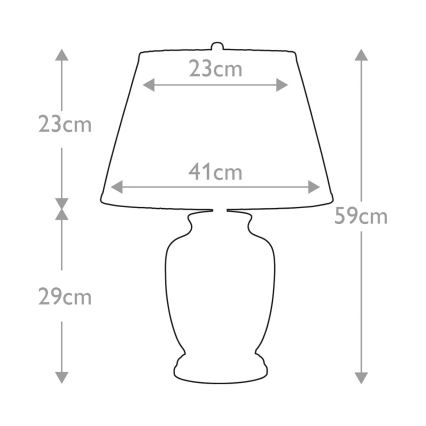 Elstead - Stolní lampa MORRIS 1xE27/60W/230V