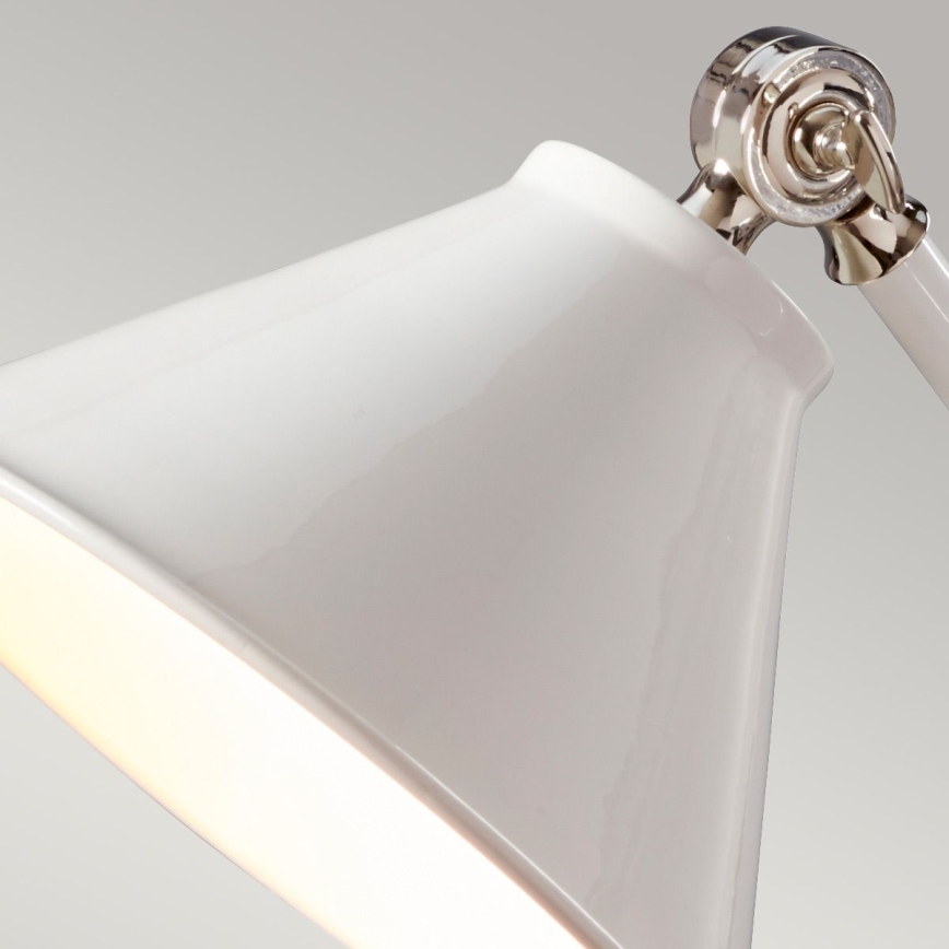 Elstead - Stolní lampa PROVENCE ELEMENT 1xE27/60W/230V bílá