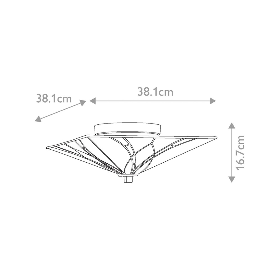 Elstead - Stropní svítidlo Tiffany ASHEVILLE 2xE27/60W/230V