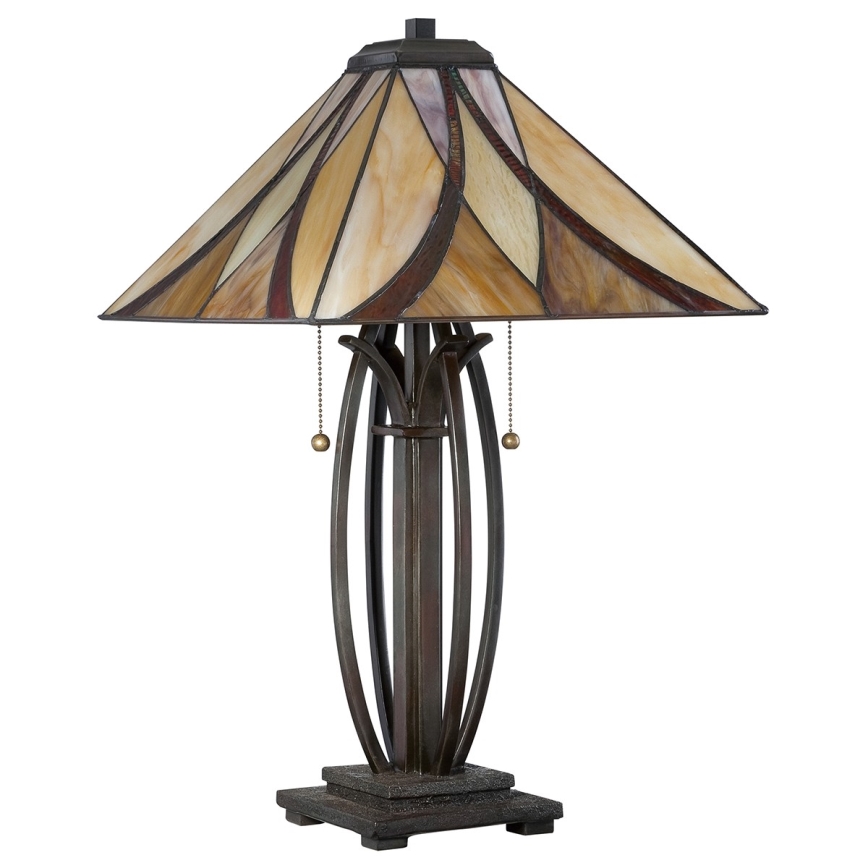 Elstead - Stolní lampa Tiffany ASHEVILLE 2xE27/60W/230V    