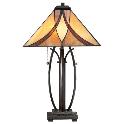Elstead - Stolní lampa Tiffany ASHEVILLE 2xE27/60W/230V    
