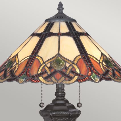 Elstead - Stolní lampa Tiffany BELLE 2xE27/75W/230V    