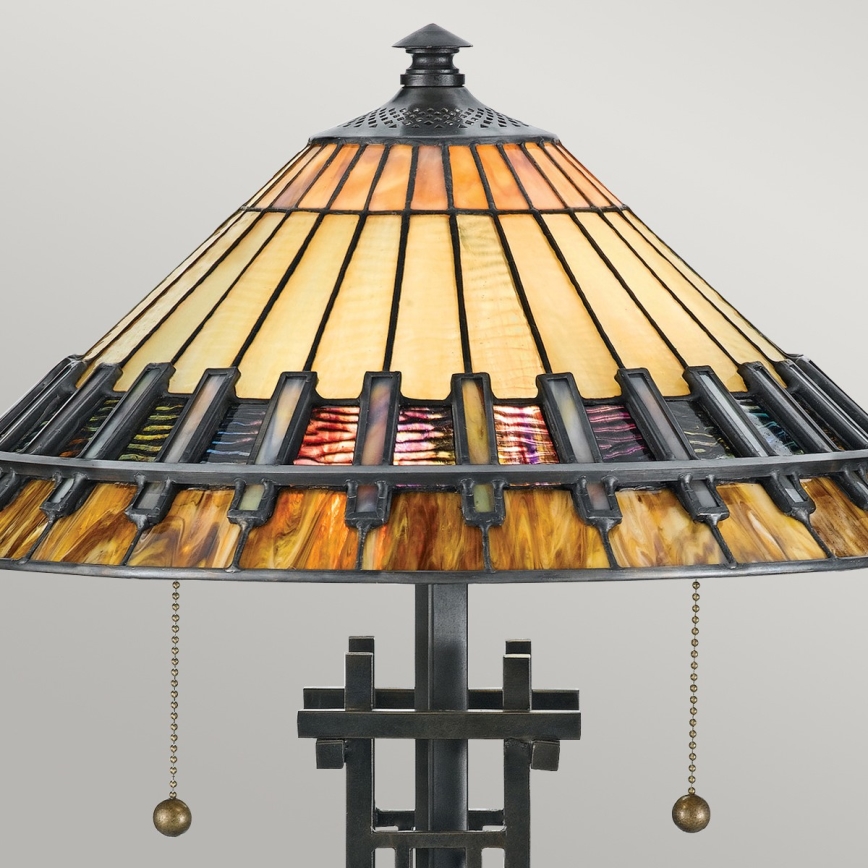 Elstead - Stolní lampa CHASTAIN 2xE27/60W/230V    