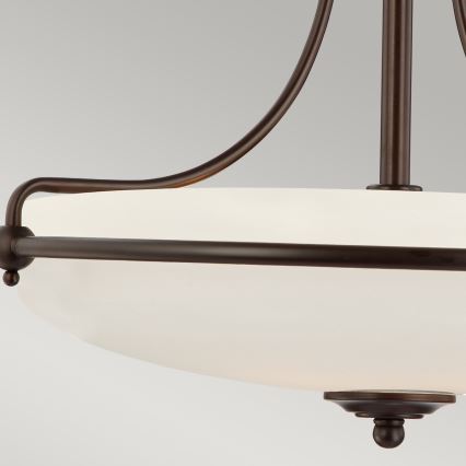 Elstead - Přisazený lustr GRIFFIN 4xE27/100W/230V bronz