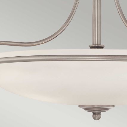 Elstead - Přisazený lustr GRIFFIN 3xE27/100W/230V matný chrom