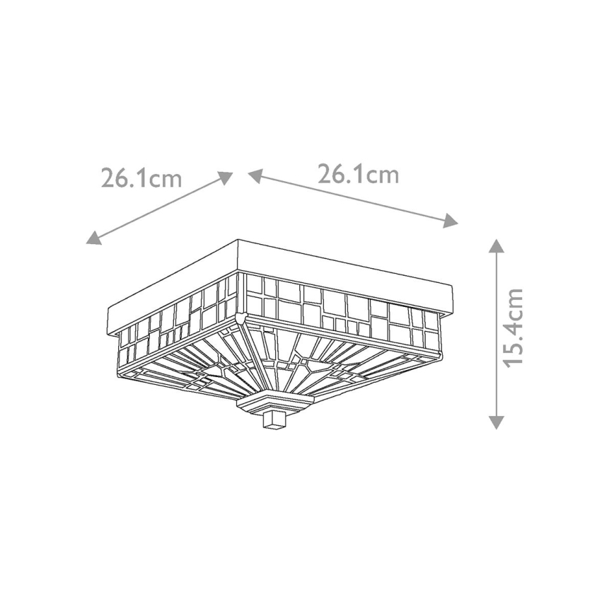 Elstead - Venkovní stropní svítidlo INGLENOOK 2xE27/60W/230V IP44  