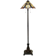 Elstead QZ-INGLENOOK-FL - Stojací lampa INGLENOOK 2xE27/60W/230V