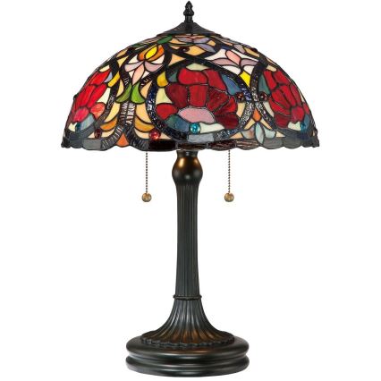 Elstead - Stolní lampa Tiffany LARISSA 2xE27/60W/230V    