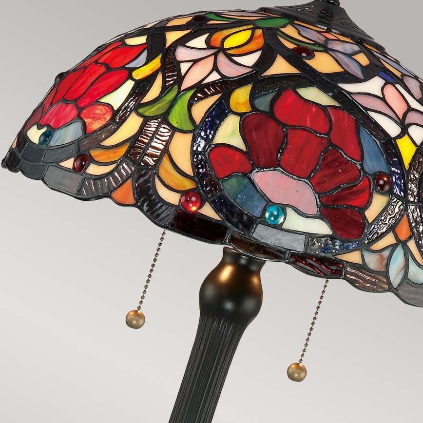 Elstead - Stolní lampa Tiffany LARISSA 2xE27/60W/230V    