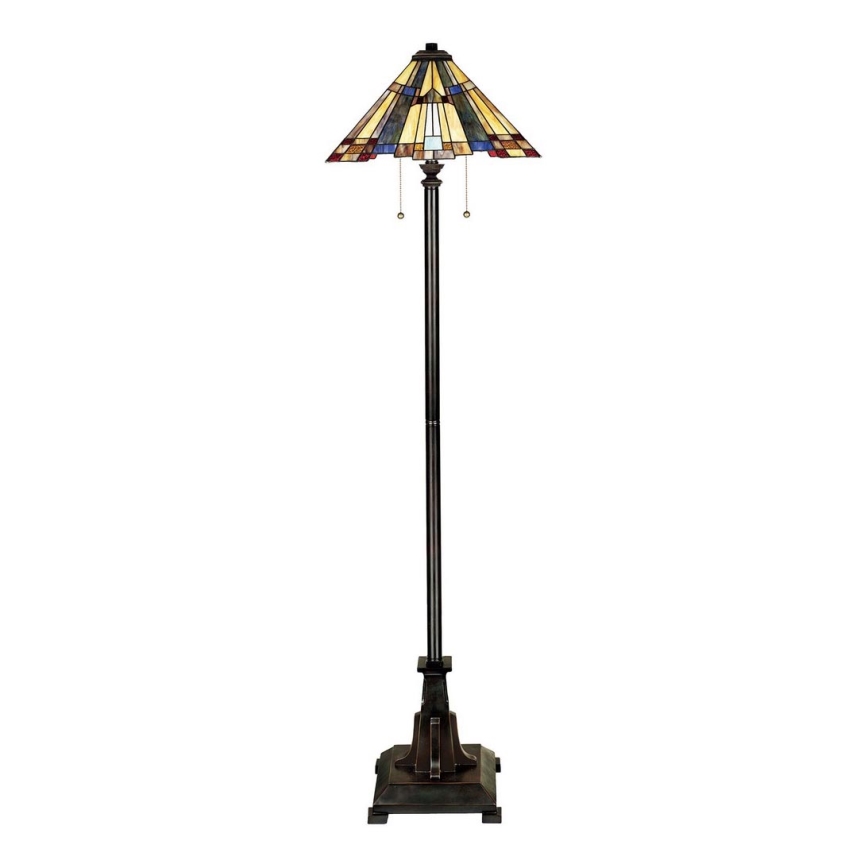 Elstead - Stojací lampa INGLENOOK 2xE27/60W/230V    