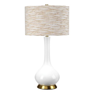 Elstead - Stolní lampa MILO 1xE27/60W/230V béžová