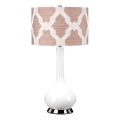 Elstead - Stolní lampa MILO 1xE27/60W/230V růžová