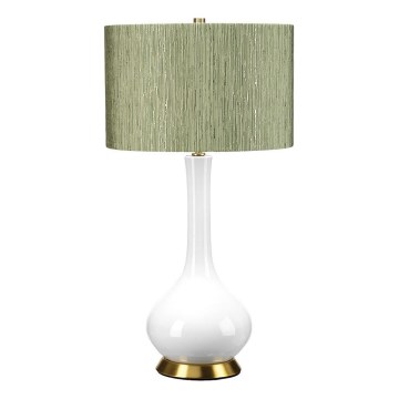 Elstead - Stolní lampa MILO 1xE27/60W/230V zelená
