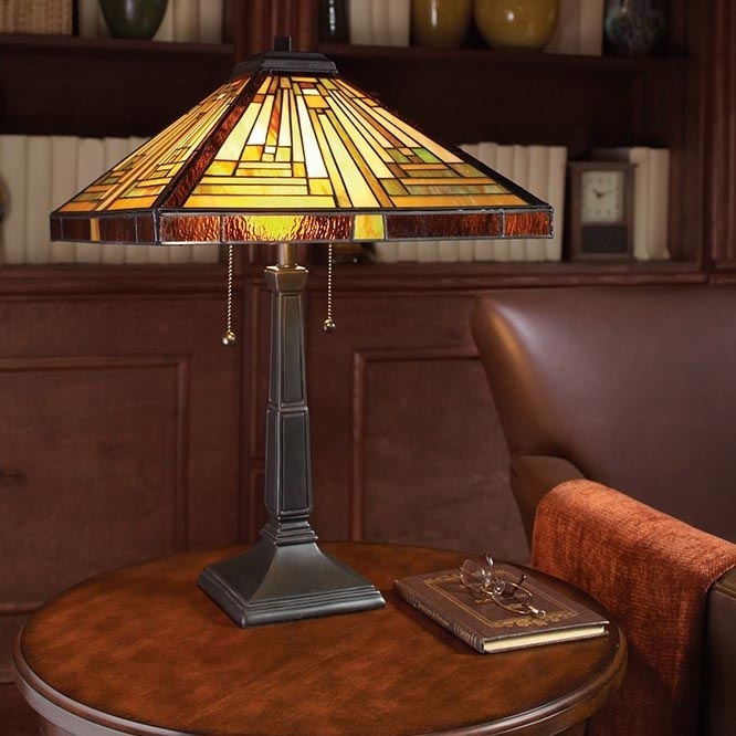 Elstead - Stolní lampa Tiffany STEPHEN 2xE27/60W/230V