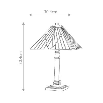 Elstead - Stolní lampa ALDERLEY 1xE27/60W/230V